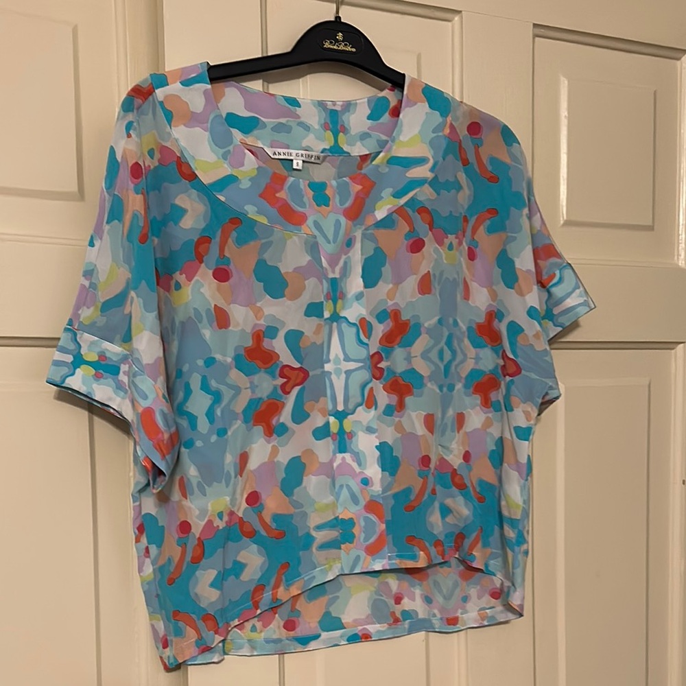 Annie griffin size S Colorful Abstract Women's Top